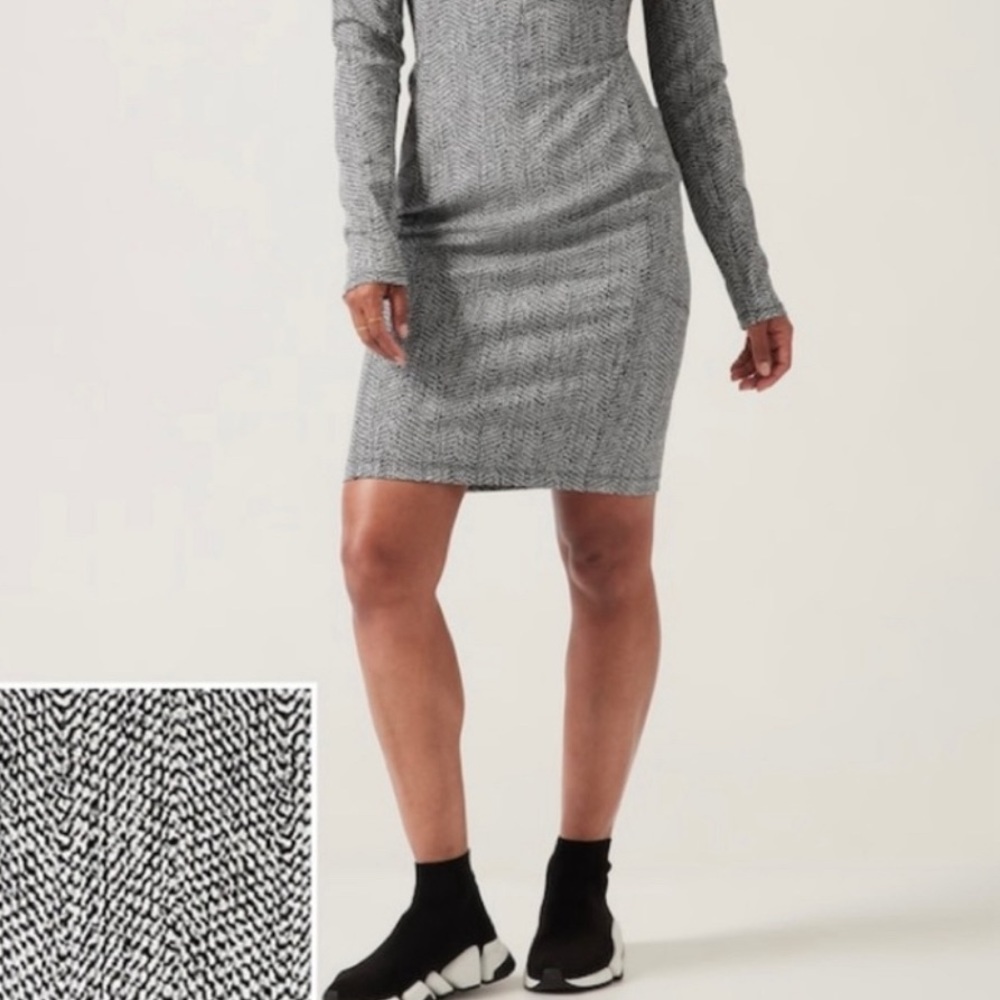 Athleta Delancey Textured Dress NWT
